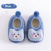 Thickening Fleece-lined Baby Low-top Ankle Non-slip Floor Socks